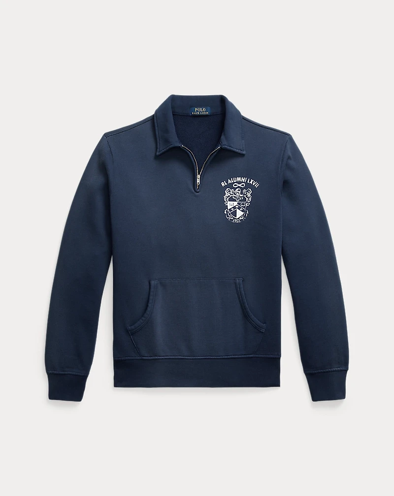 Fleece Graphic Quarter-Zip Sweatshirt