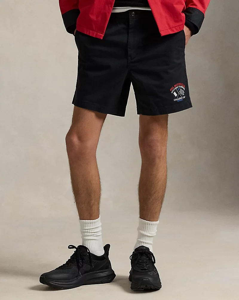6-Inch Polo Prepster Embroidered Short