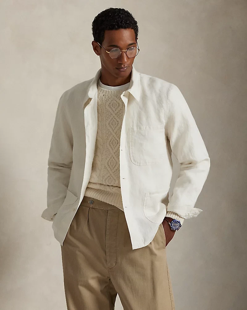 Linen Utility Jacket