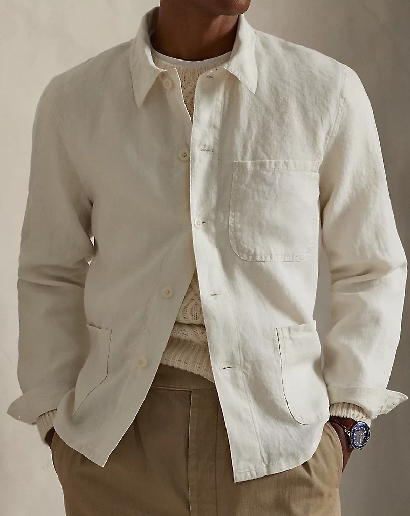 Linen Utility Jacket