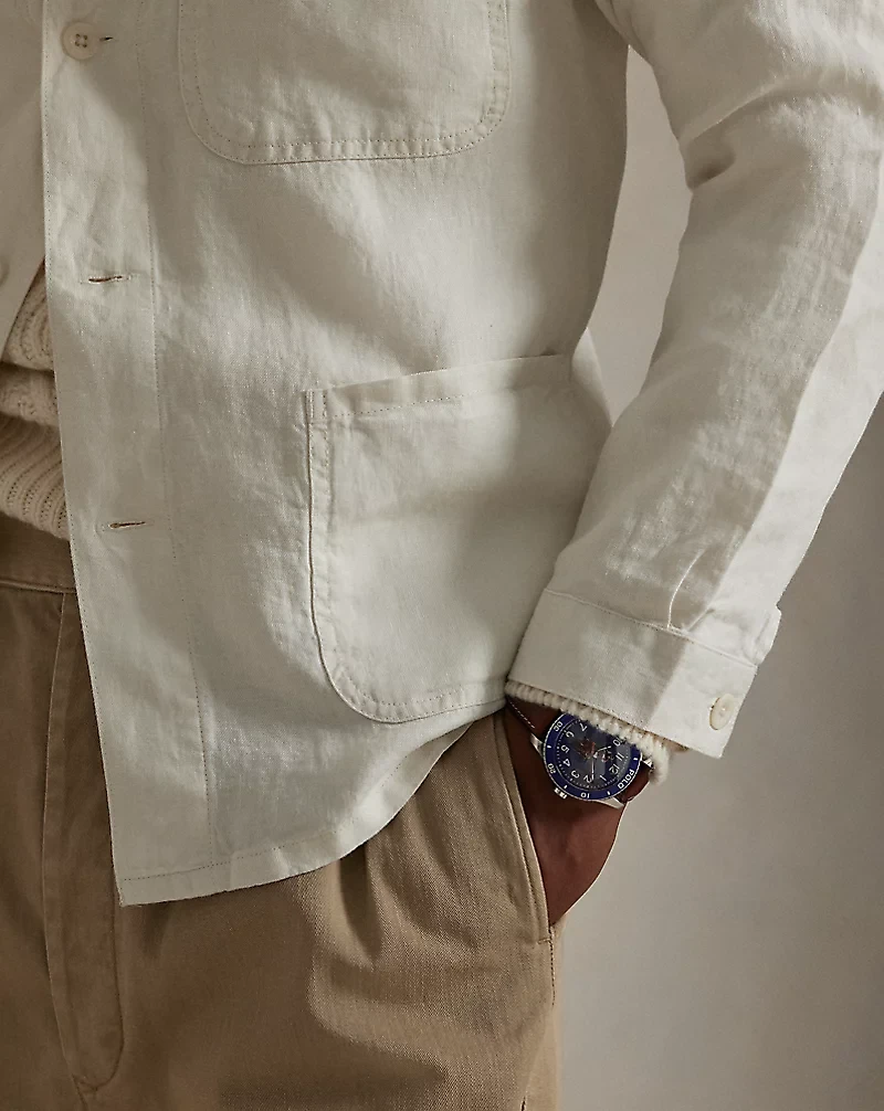 Linen Utility Jacket