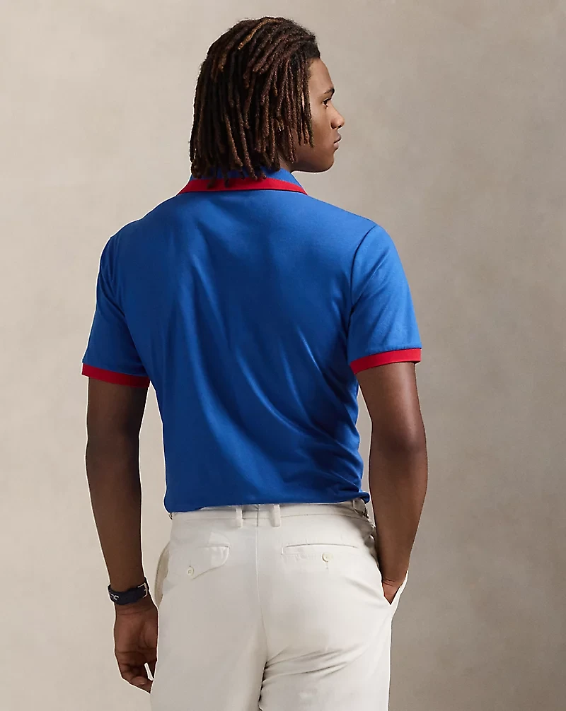 Classic Fit Striped Soft Cotton Polo