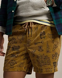 6-Inch Polo Prepster Corduroy Short