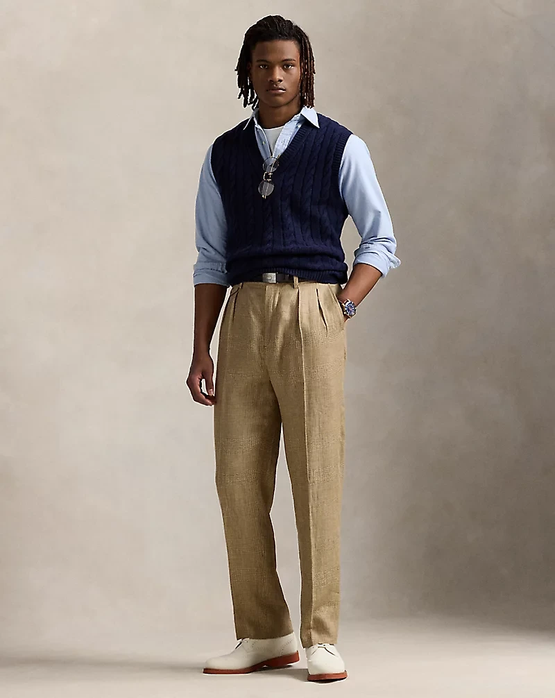 Whitman Relaxed Fit Glen Plaid Pant