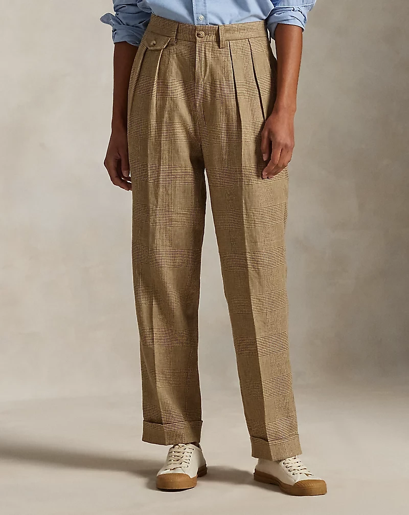Whitman Relaxed Fit Glen Plaid Pant