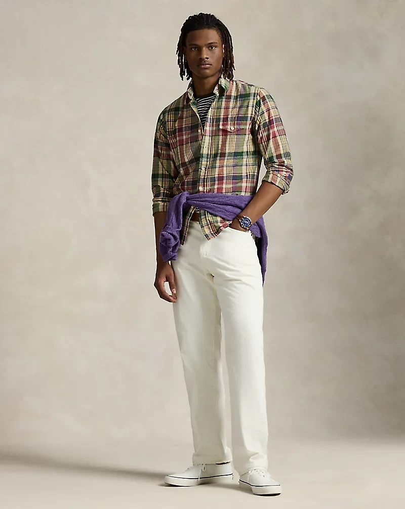Classic Fit Plaid Shirt