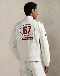 Stretch Double-Knit Track Jacket