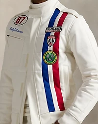 Stretch Double-Knit Track Jacket