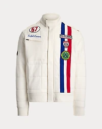 Stretch Double-Knit Track Jacket