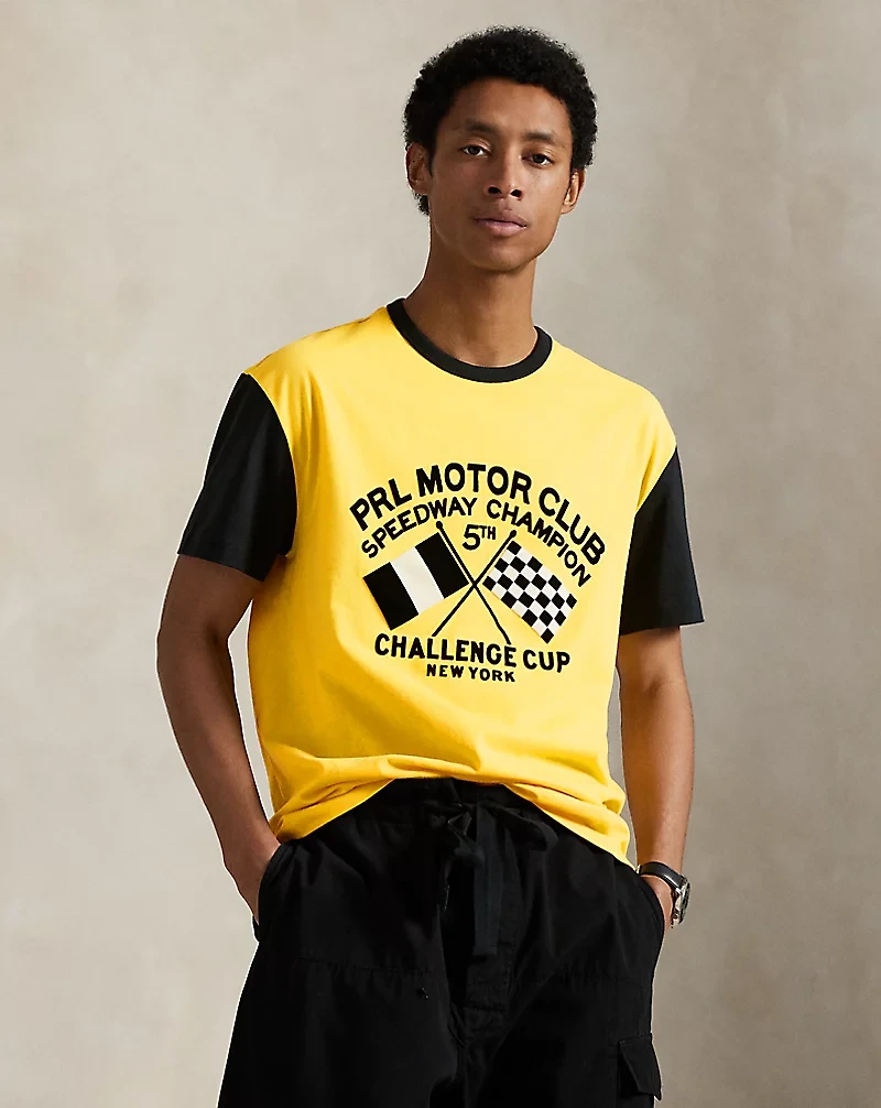 Classic Fit Jersey Graphic T-Shirt