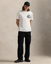 Classic Fit Slub Jersey Graphic T-Shirt