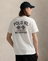 Classic Fit Slub Jersey Graphic T-Shirt