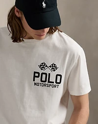 Classic Fit Slub Jersey Graphic T-Shirt