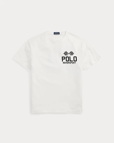 Classic Fit Slub Jersey Graphic T-Shirt