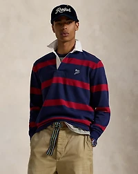 Classic Fit Embroidered Rugby Shirt