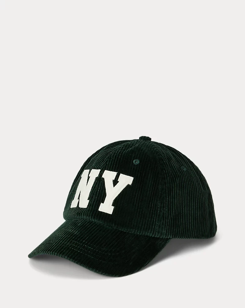 NY Patch Corduroy Ball Cap