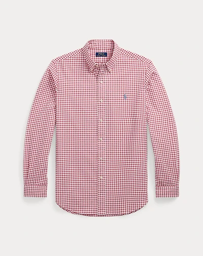 Classic Fit Gingham Oxford Shirt