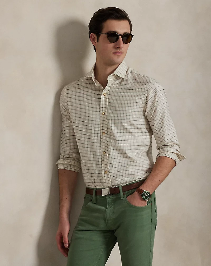 Classic Fit Tattersall Twill Shirt