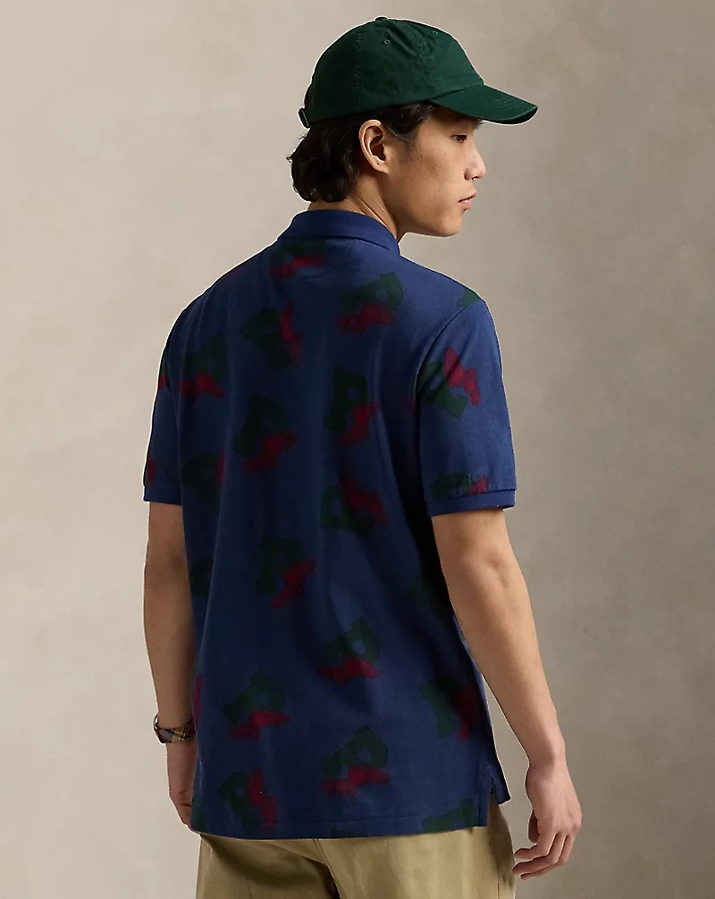 Classic Fit P-Wing Mesh Polo Shirt