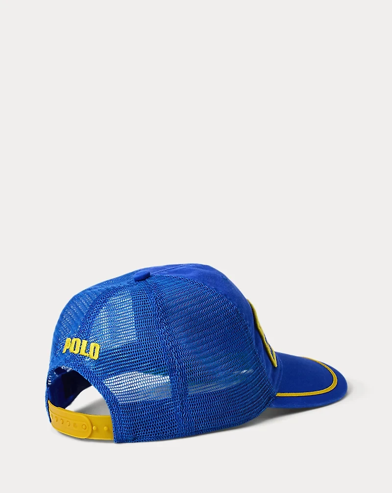Racing-Patch Twill Trucker Cap