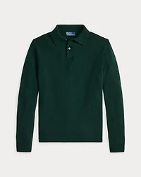 Cashmere Polo-Collar Sweater