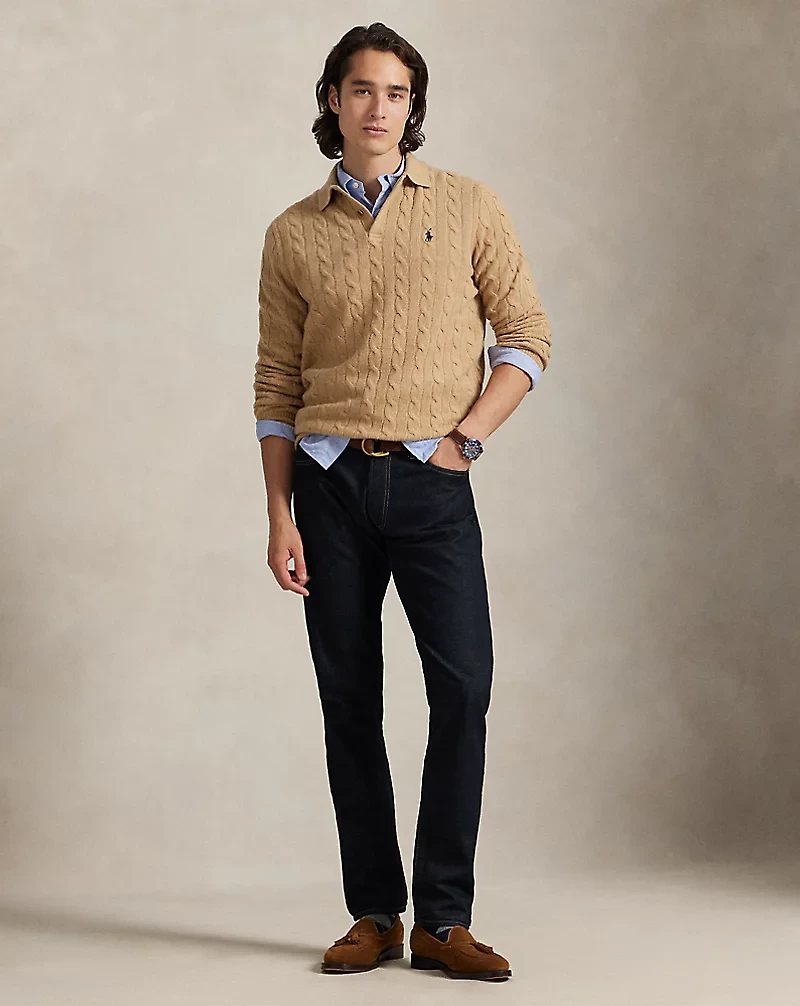 Cable-Knit Wool-Cashmere Sweater