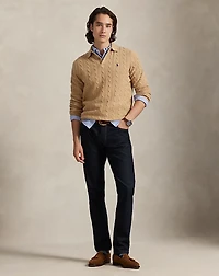 Cable-Knit Wool-Cashmere Sweater