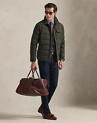Herringbone Down Shirt Jacket