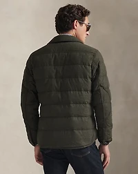 Herringbone Down Shirt Jacket
