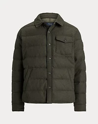 Herringbone Down Shirt Jacket