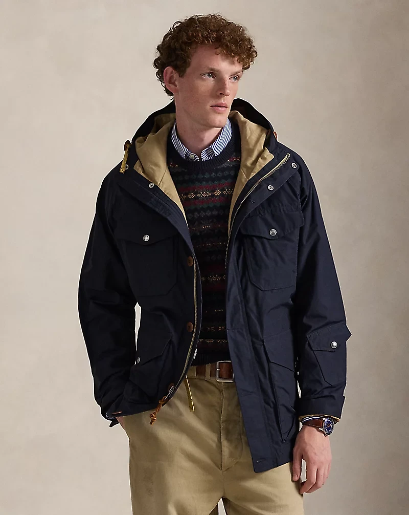 Faille Hooded Anorak