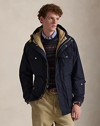 Faille Hooded Anorak