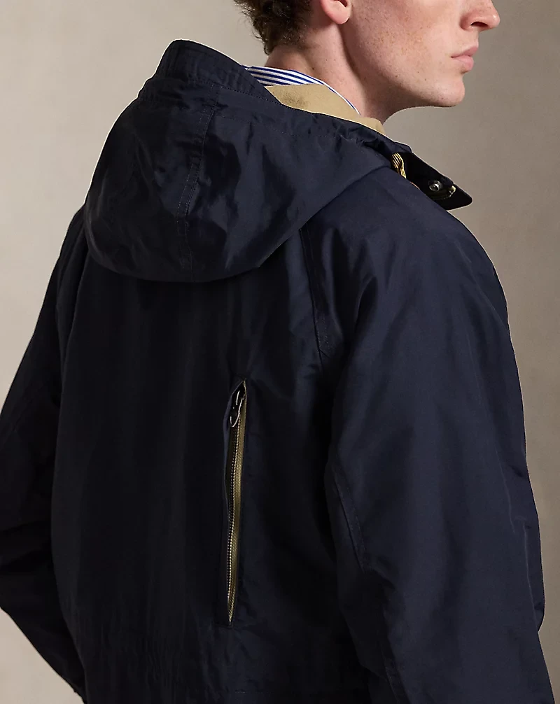 Faille Hooded Anorak