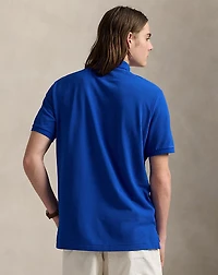 Classic Fit Mesh Graphic Polo Shirt