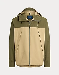 Color-Blocked Hooded Jacket