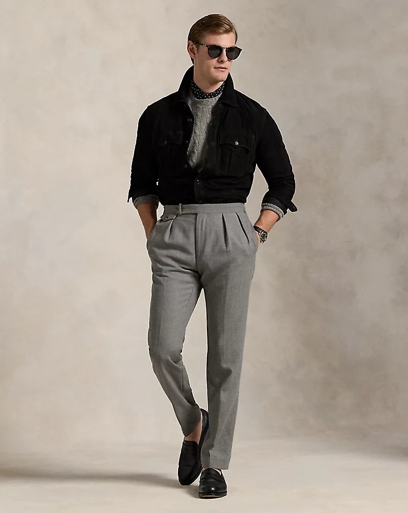 Suede Utility Shirt Jacket