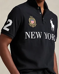 Classic Fit New York Mesh Polo Shirt