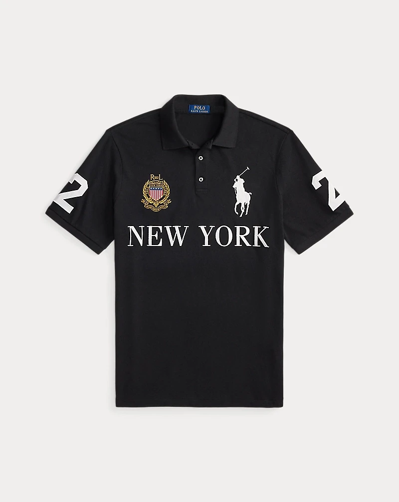 Classic Fit New York Mesh Polo Shirt