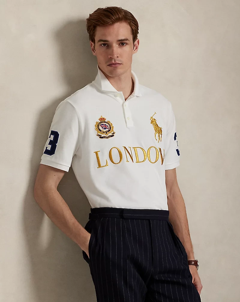 Classic Fit London Mesh Polo Shirt
