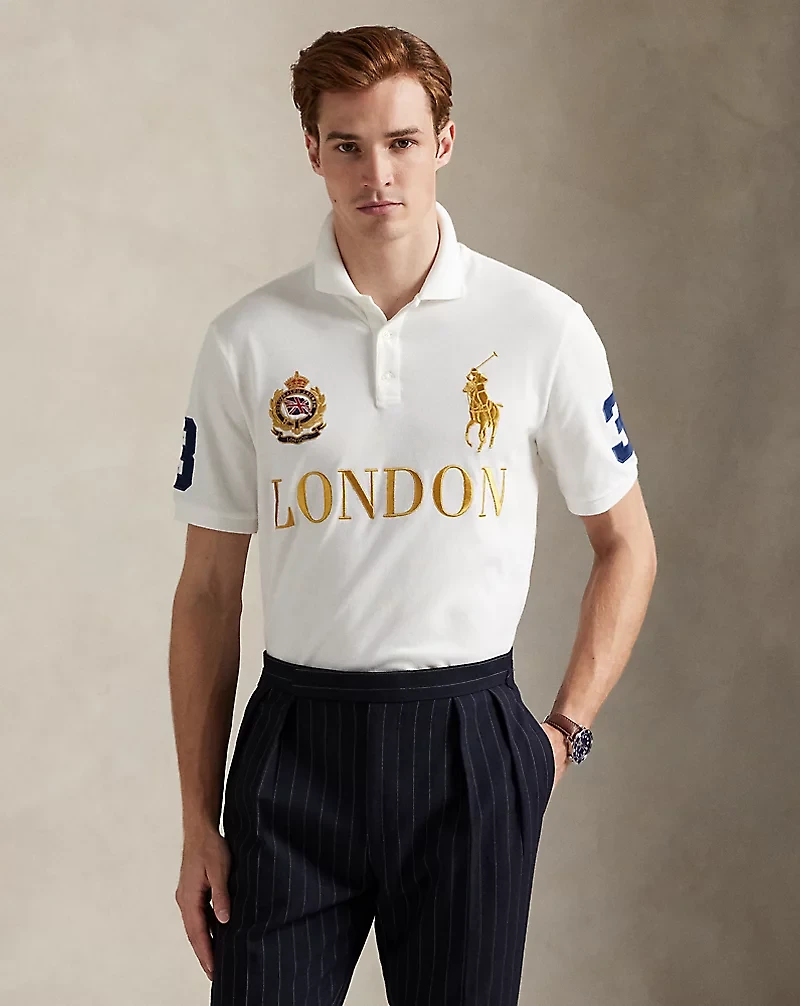 Classic Fit London Mesh Polo Shirt