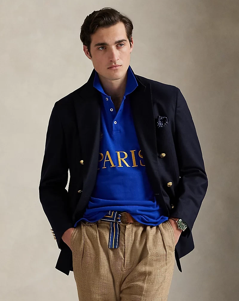 Classic Fit Paris Mesh Polo Shirt