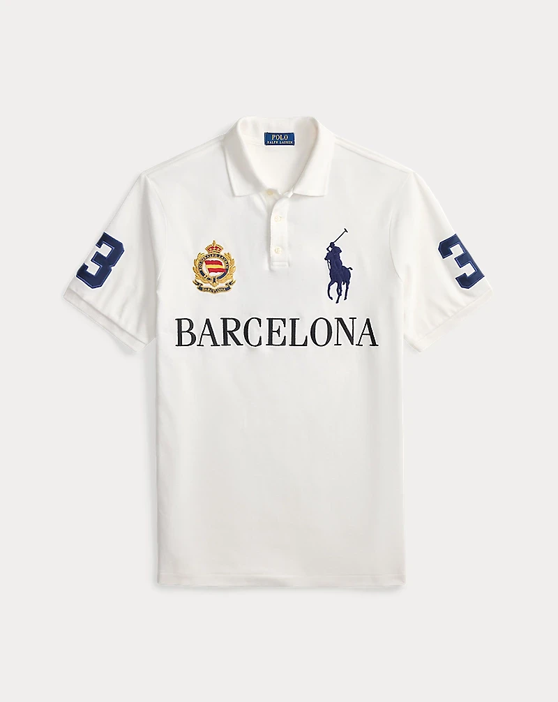 Classic Fit Barcelona Mesh Polo Shirt