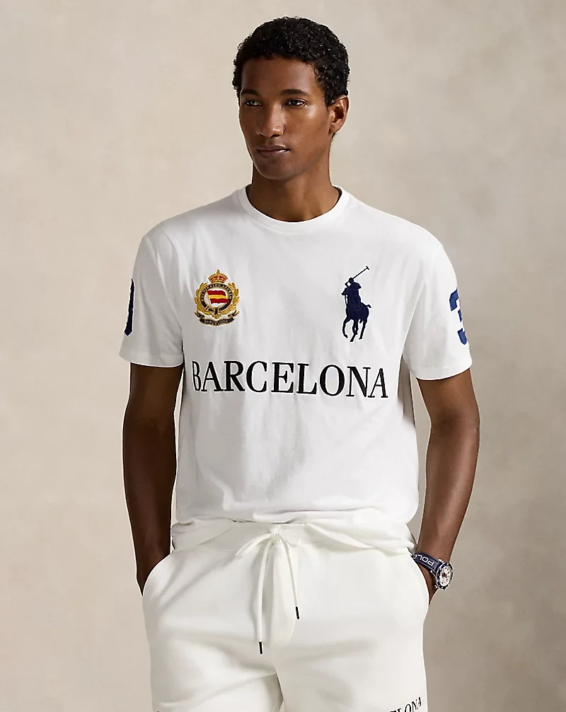 Classic Fit Barcelona Jersey T-Shirt