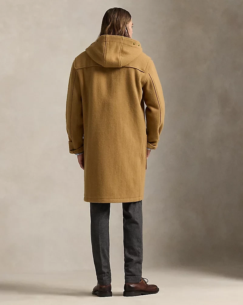 Wool Twill Toggle Coat