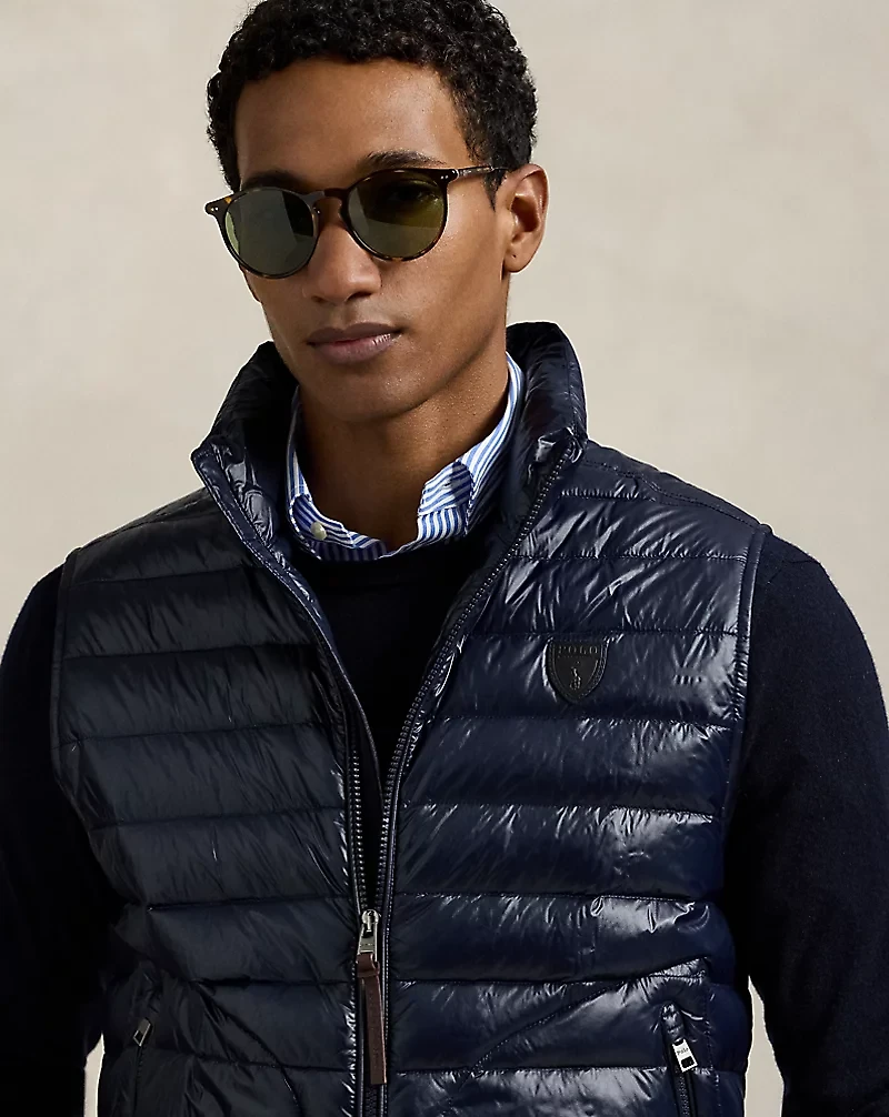 The Stewart Glossed Down Vest