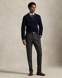 Wool-Cashmere Cricket Sweater