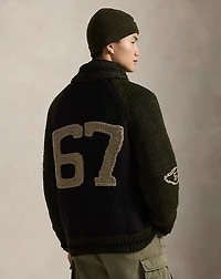 Wool Shawl-Collar Cardigan