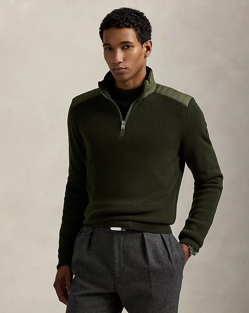 Washable Wool Hybrid Sweater