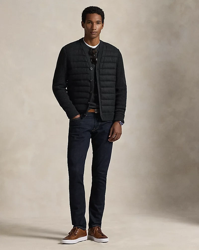 Wool-Cashmere Hybrid Cardigan