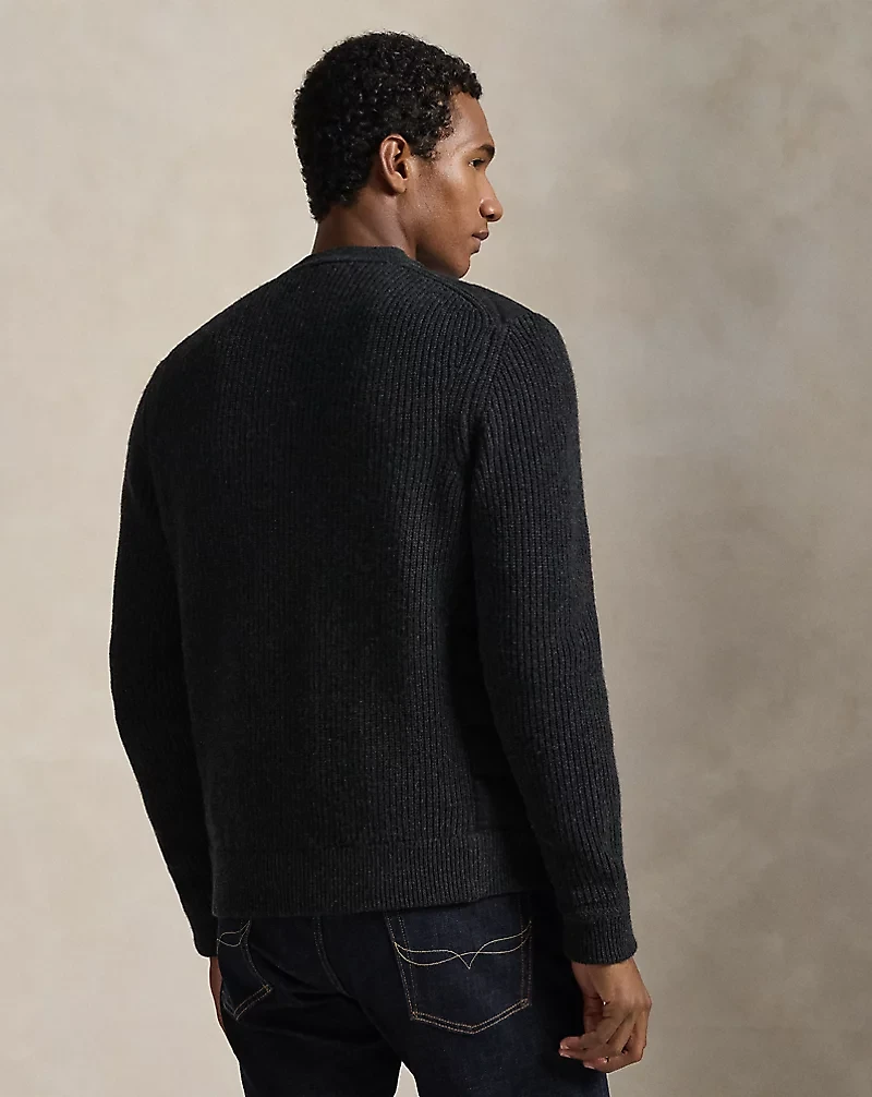 Wool-Cashmere Hybrid Cardigan